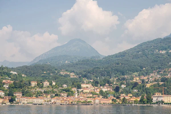 Panorama Der Stadt Menaggio Comer See Italien Helle Architektur Mit — Stockfoto