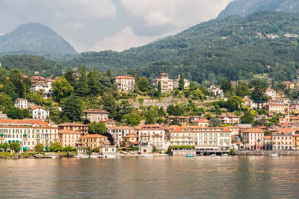 Panorama Der Stadt Menaggio Comer See Italien Helle Architektur Mit — Stockfoto