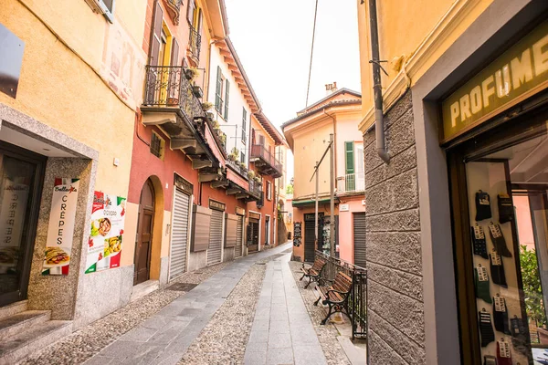 Bellagio Lago Como Italia Julio 2019 Impresionante Old Narrow Street — Foto de Stock