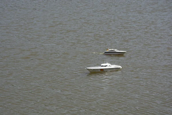 Радиоуправляемая Модель Лодки — стоковое фото