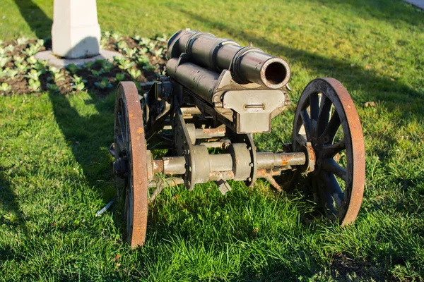 Velho Canhão Guerra Floresta Guerra Independência Turquia — Fotografia de Stock