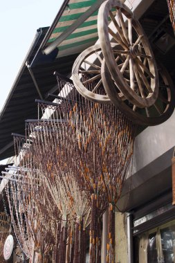 Ev dekorasyonu ürünleri satan mağaza. Eski kültür dekor