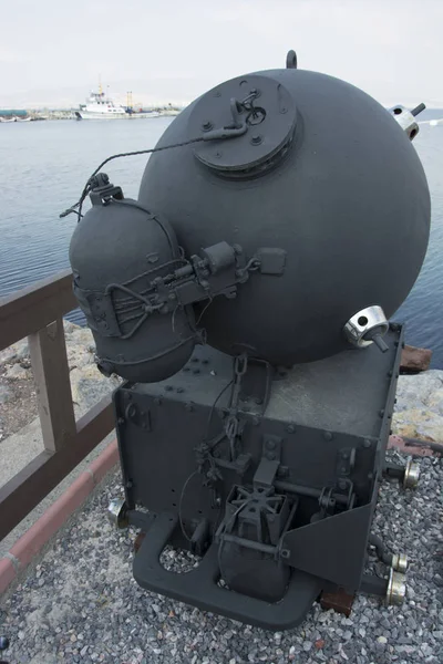 Dispositivo Explosivo Utilizado Para Destruir Navio Submarino Aplicações Militares — Fotografia de Stock