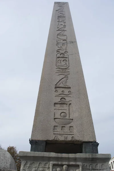 Ókori Egyiptomi Obeliszk Sultanahmet Square Istanbul — Stock Fotó