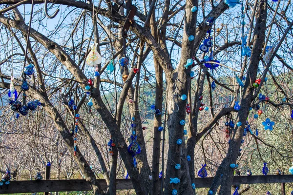 Boze Oog Kraal Souvenirs Broken Glas Gesmolten Gevormd Cultuur Godsdienst — Stockfoto
