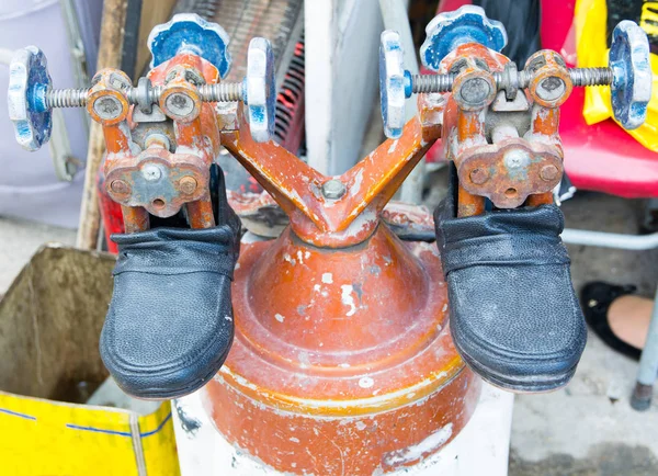 Máquina de aumento de sapatos — Fotografia de Stock