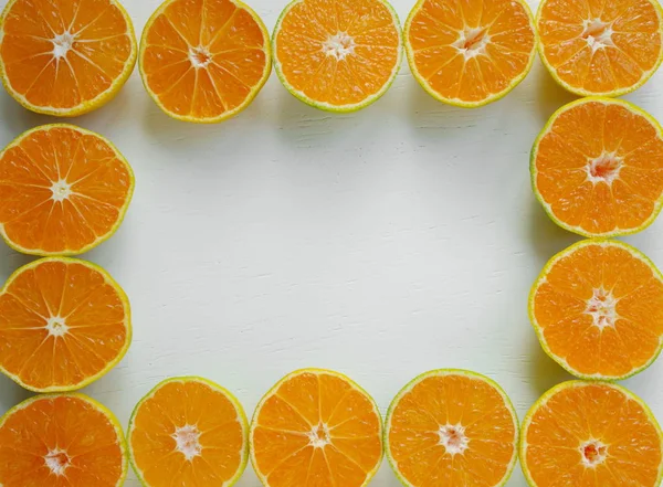 tangerine fruit frame