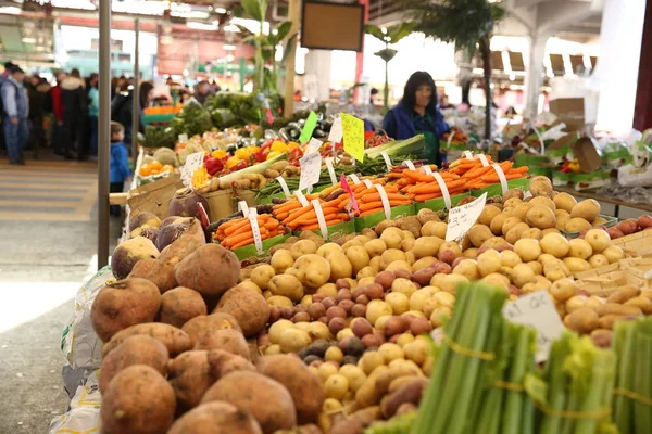 Legumes Batatas Mercado — Fotografia de Stock