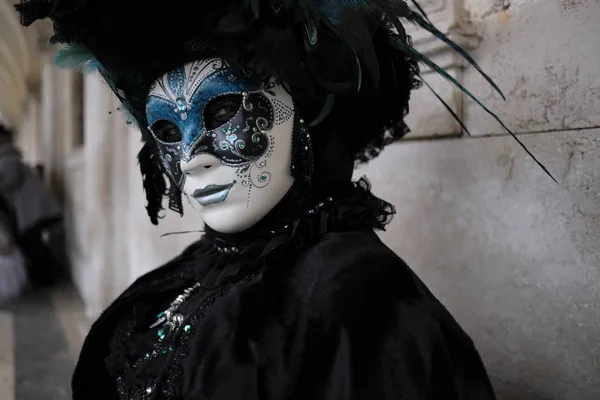 Carnaval Tradicional Venecia Piazza San Marco — Foto de Stock