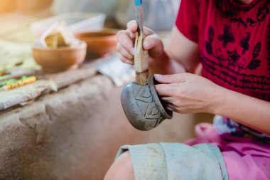 Kil toprak yapmak için oyma