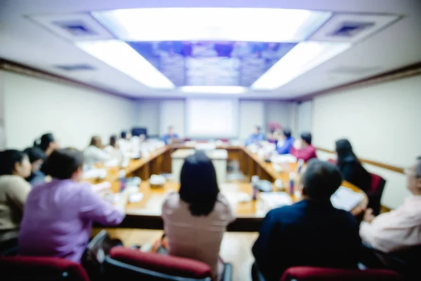 Blurry image of business conference in the meeting room — Stock Photo, Image