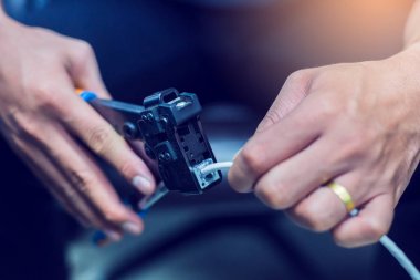 Bağlantı prosedürü UTP kablosu, twisting kablo aracı Twisted çifti