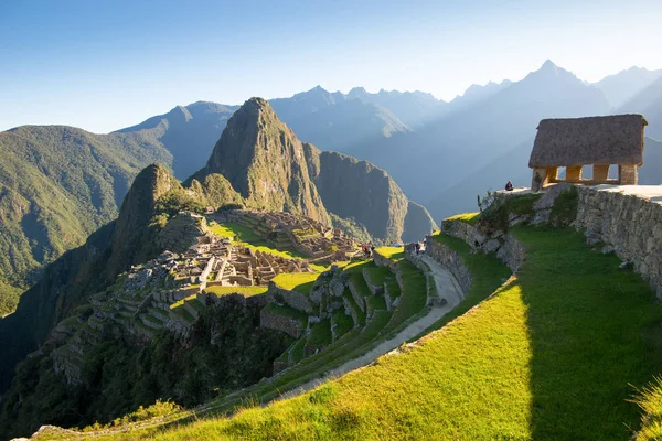 Machu Picchu 'da gün doğumu, kayıp İnka şehri.