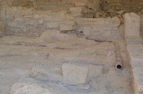 Ókori Város Kourion Cipruson Régészet Ásatások — Stock Fotó