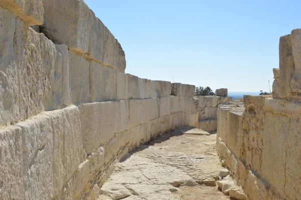 Starożytne Miasto Kourion Cyprze — Zdjęcie stockowe