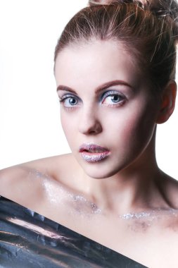 Studio moda portre makyaj ile
