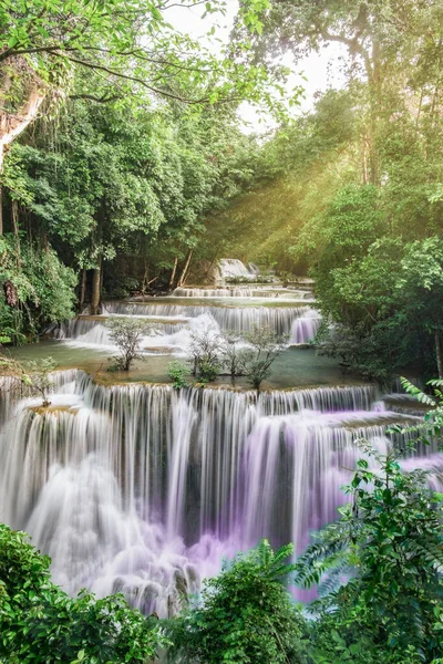 Четвертый Водопад Хауи Маэ Хамин Расположенный Глубоком Лесу — стоковое фото