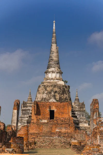 Świątynia Phrasisanpetch Parku Historycznym Ayutthaya Ayutthaya Tajlandia — Zdjęcie stockowe