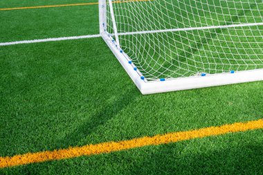 Yeni yapay çim ile futbol kapı detay