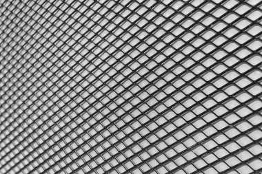 Geometrik arka plan. Metalik kafes