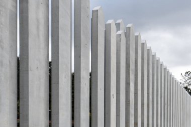 Modern çit beton yapılmış