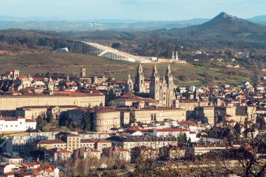 Santiago de Compostela şehir manzarası