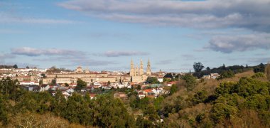Santiago de Compostela geniş panorama