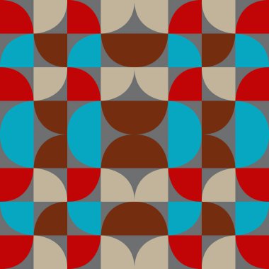 Soyut geometrik arka plan. Dikişsiz doku. Dekoratif grafik desen vektör illüstrasyon