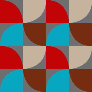 Soyut geometrik arka plan. Dikişsiz doku. Dekoratif grafik desen vektör illüstrasyon