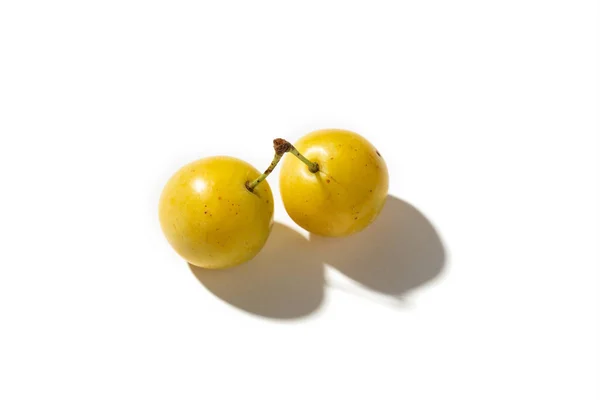 Ciruela amarilla mirabelle fruta — Foto de Stock
