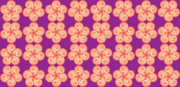 Nahtlose florale oder geometrische Muster Textur Hintergrund — Stockvektor
