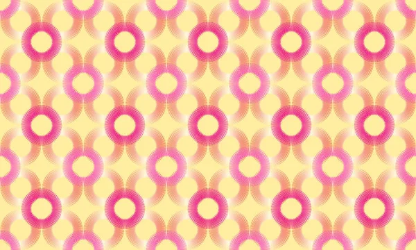 Nahtlose geometrische Hintergrundmuster. farbenfrohe dekorative grafische Muster aus Kreisen — Stockvektor