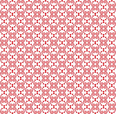 Geometrik spiral kalp deseni yapılmış arka plan dikişsiz desen