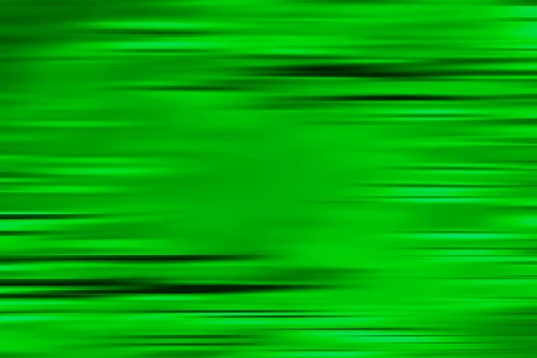 Green Abstract background with black horizontal motion blur lines. Textured backdrop