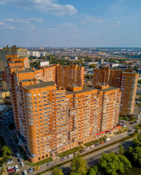 Moscow Region, Kotelniki şehrin havadan görünümü / Rusya
