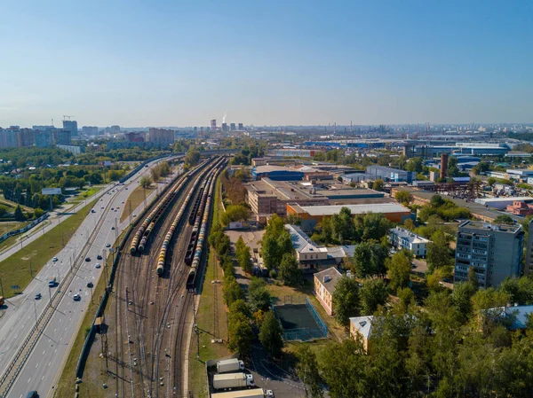 Kotelniki Buurt Van Moskou Rusland Aerial View — Stockfoto