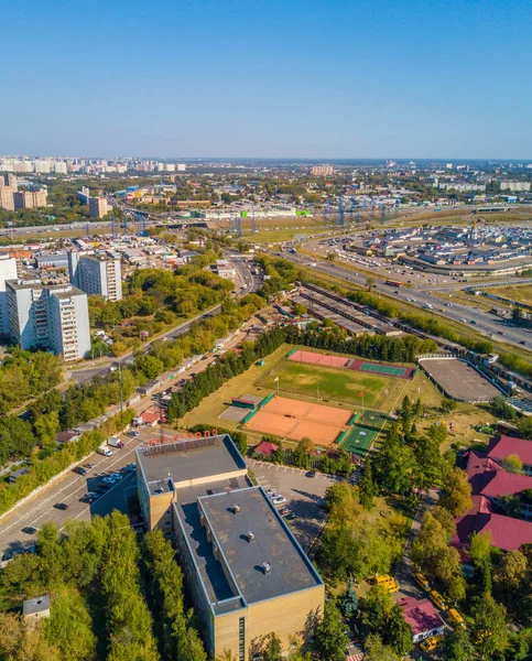 Kotelniki Buurt Van Moskou Rusland Aerial View — Stockfoto