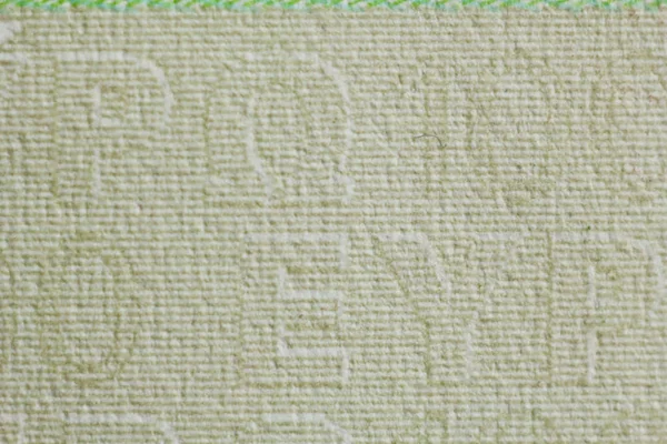 Ochronny znak wodny na sto euro Bill w makro. ochrony przed fałszowaniem banknotów. Hologram. szczegół papierowych pieniędzy z bliska — Zdjęcie stockowe
