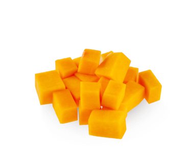 Beyaz arka planda izole edilmiş taze tereyağı ezmesi.