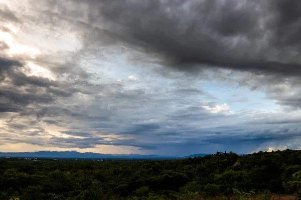 Trueno Tormenta Cielo Nubes Lluvia — Foto de Stock