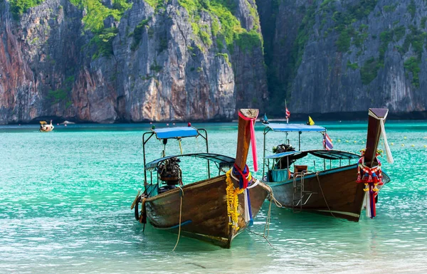 Maya Bay Phi Phi Leh Ilha Krabi Tailândia — Fotografia de Stock