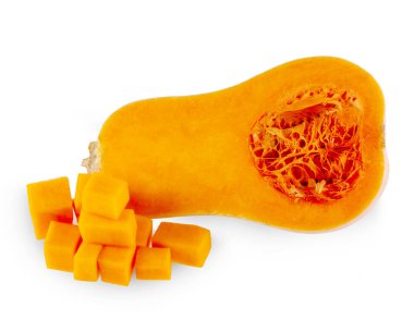 Beyaz arka planda izole edilmiş taze tereyağı ezmesi.