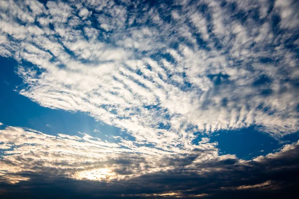 Colorful Dramatic Sky Cloud Sunset — Stock Photo, Image