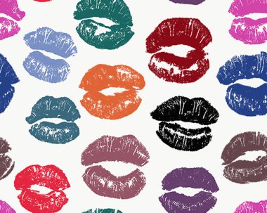 Renkli Kisses modeli tekrarlamak