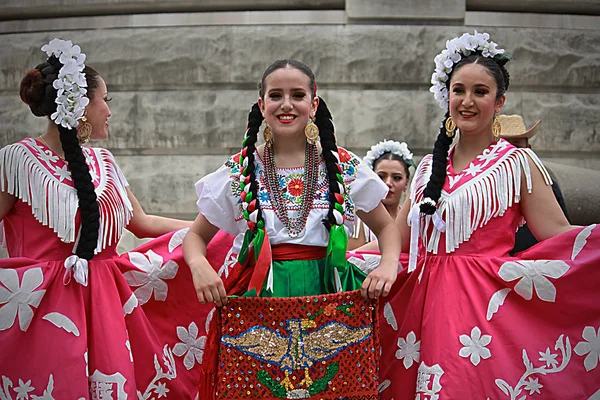 Indianapolis Usa Května 2018 Balet Folklrico Souhrnný Název Pro Tradiční — Stock fotografie