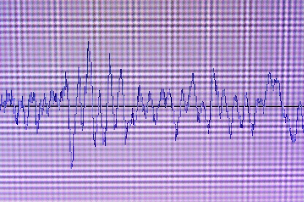 Ses Ses Dalgası Stüdyo Bilgisayar Programı Ekran Gösterimleri Ses Dublaj — Stok fotoğraf