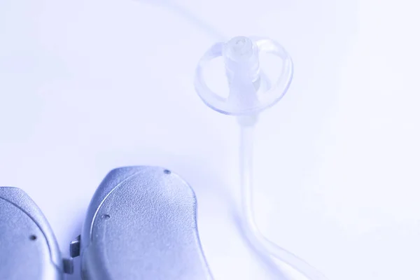 Цифровые Современные Технологии Слуховой Аппарат Помочь Глухим Хар Слуха — стоковое фото