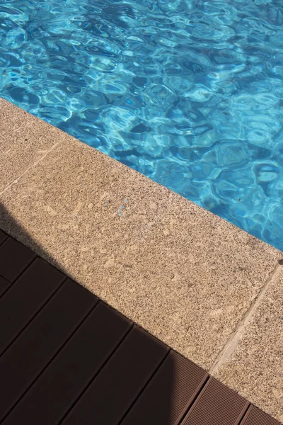 Letní Venkovní Bazén Zahradě Luxusní Hotel Resort — Stock fotografie