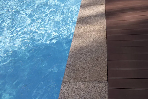 Piscine Extérieure Été Dans Jardin Hôtel Luxe — Photo