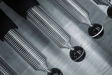 Pilates fitness spor salonu oda eğitim makineleri ile makine.